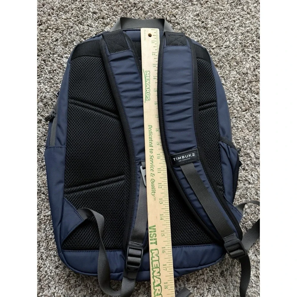 TimBuk2 Parkside Eco Nautical Blue Laptop Backpack w/Company Logo Dash‎ Jet